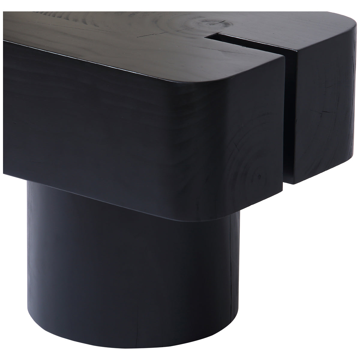 Table d'appoint Bishop Conroy à quatre mains - Pin noir