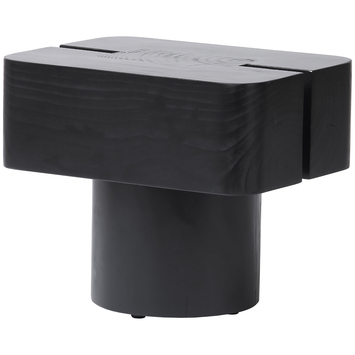 Table d'appoint Bishop Conroy à quatre mains - Pin noir