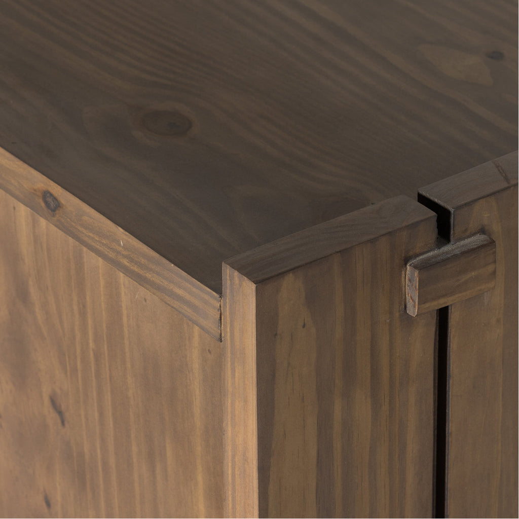 Console multimédia Fulton Etro à quatre mains - Pin fauve