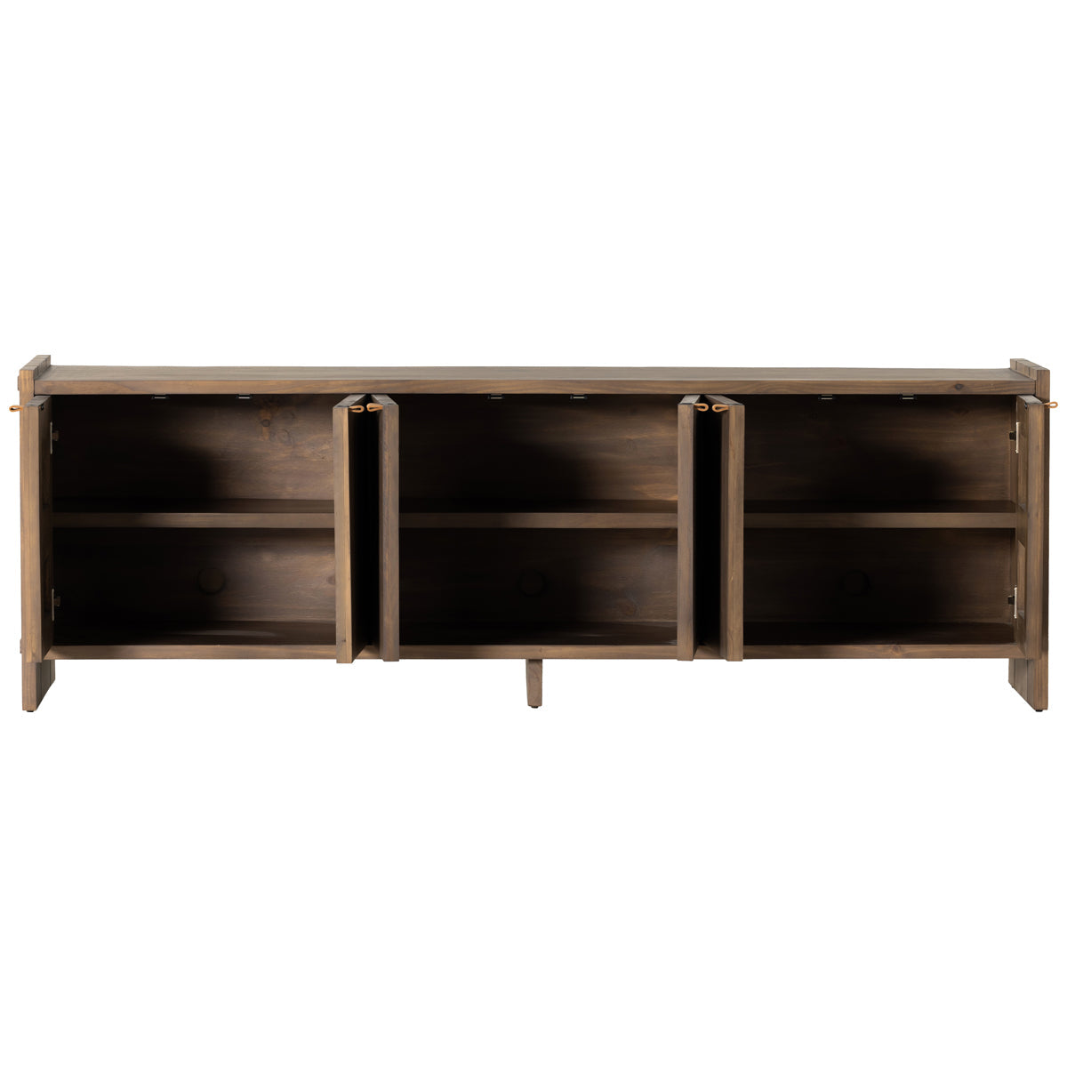 Console multimédia Fulton Etro à quatre mains - Pin fauve