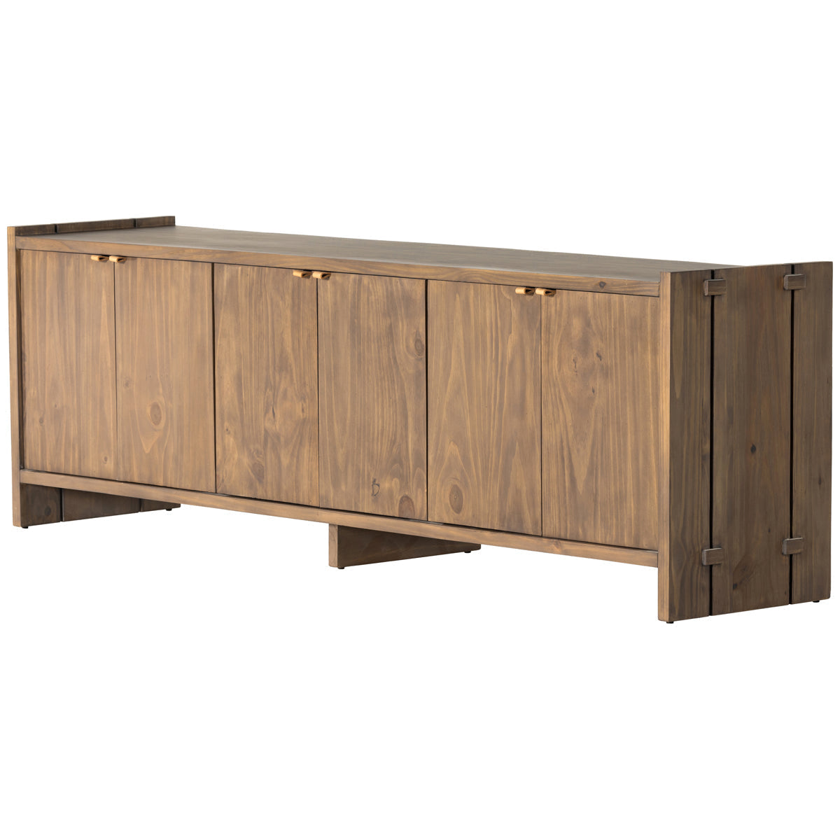 Console multimédia Fulton Etro à quatre mains - Pin fauve