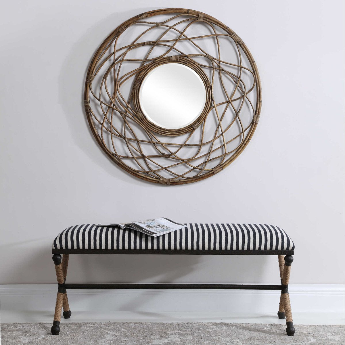 Banc rayé Uttermost Braddock