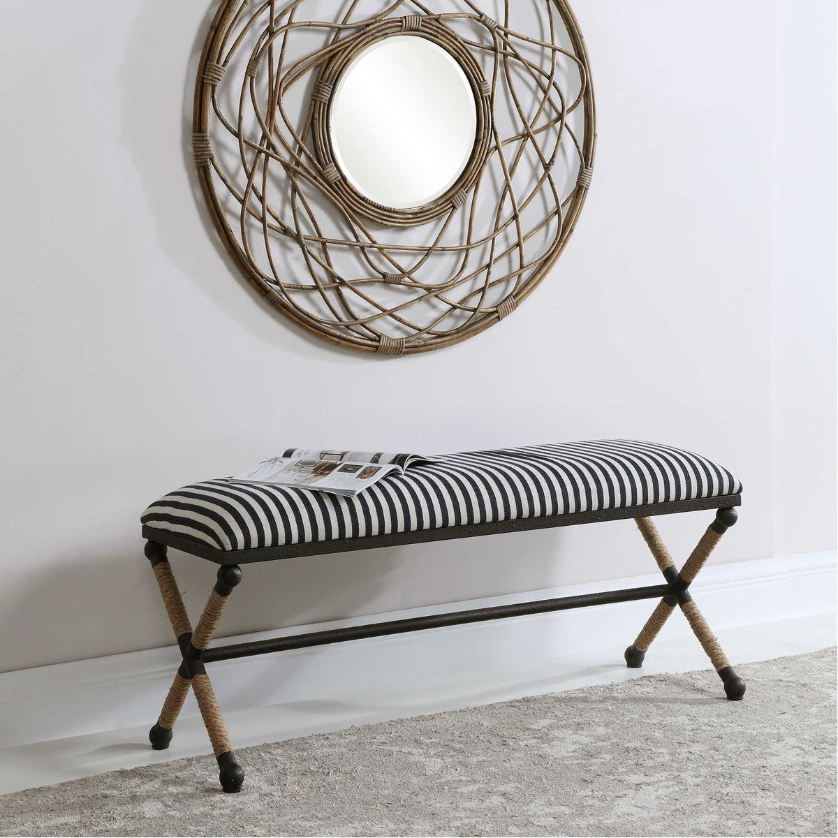 Banc rayé Uttermost Braddock