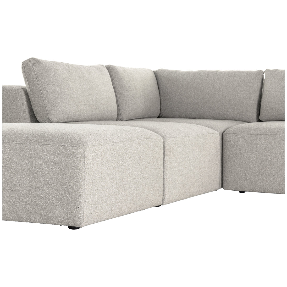 Canapé sectionnel 4 pièces Kensington Brylee avec pouf Four Hands