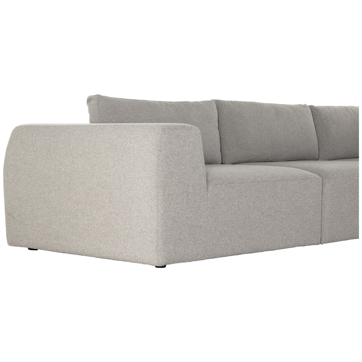 Canapé sectionnel 4 pièces Kensington Brylee avec pouf Four Hands