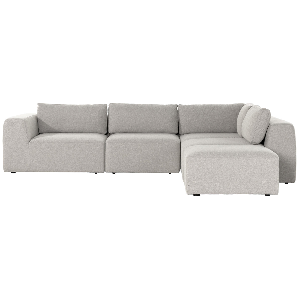 Canapé sectionnel 4 pièces Kensington Brylee avec pouf Four Hands