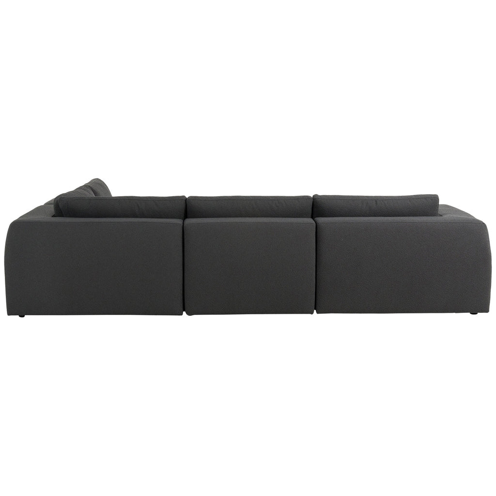 Canapé sectionnel 4 pièces avec pouf Kensington Brylee Fiqa de Four Hands