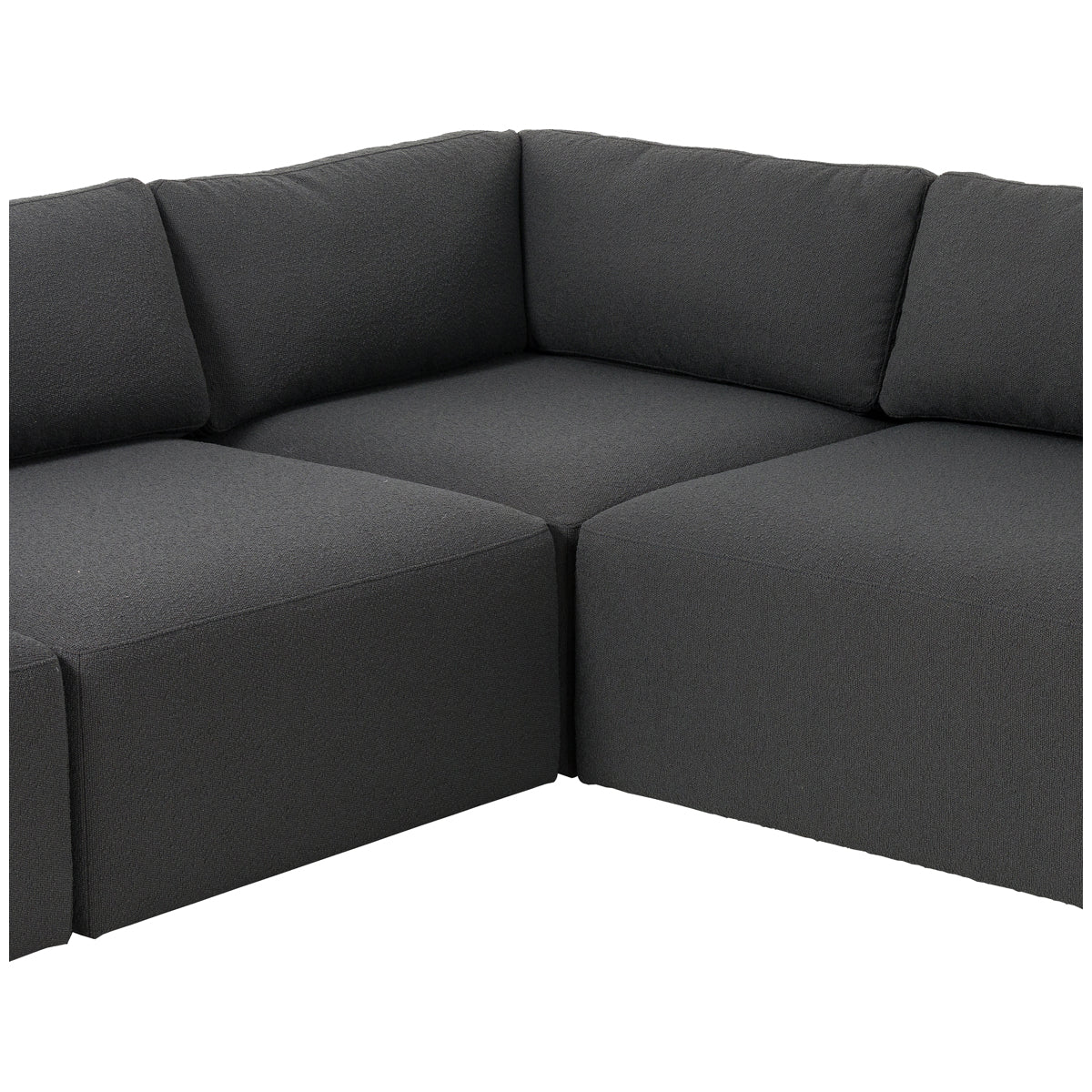 Canapé sectionnel 4 pièces avec pouf Kensington Brylee Fiqa de Four Hands