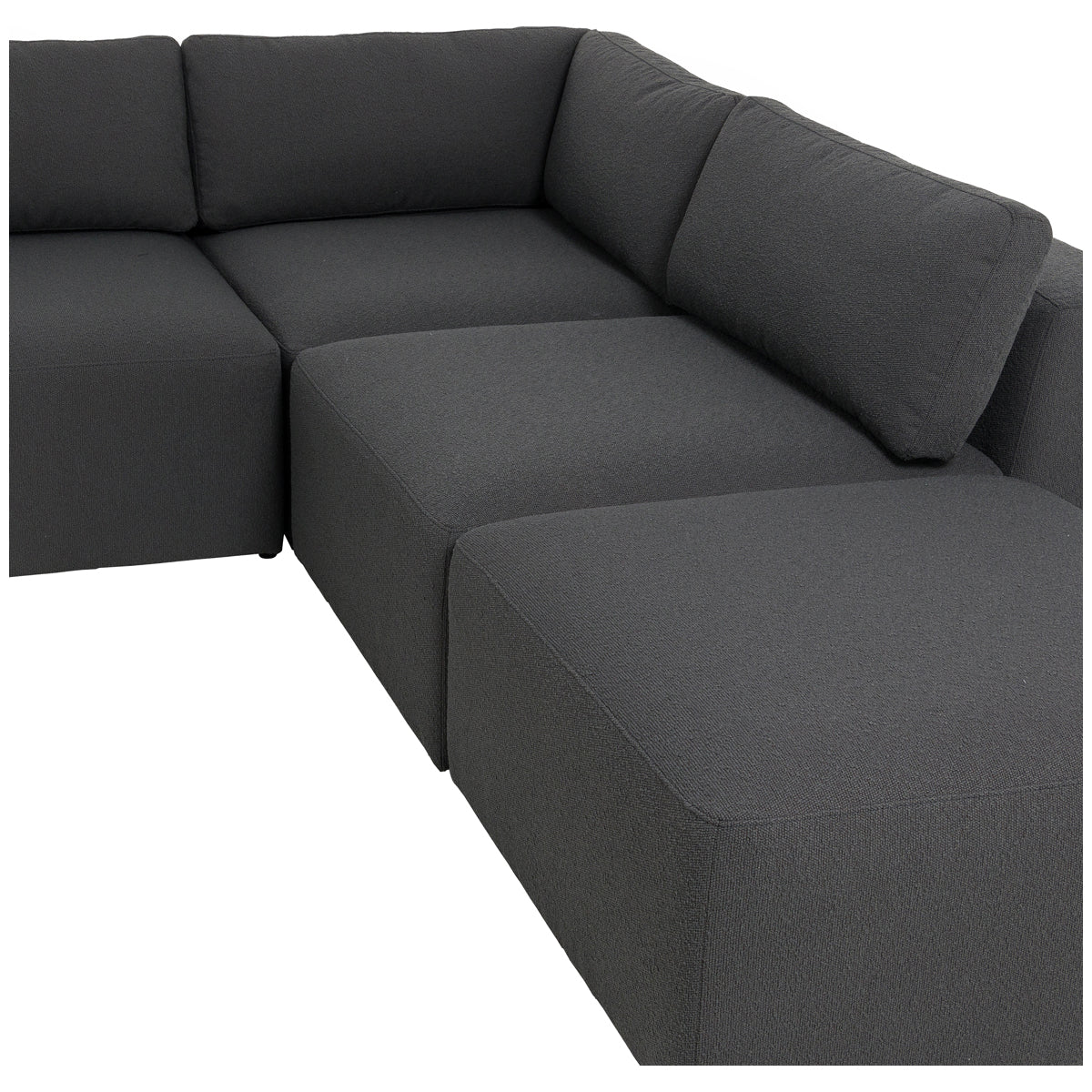 Canapé sectionnel 4 pièces avec pouf Kensington Brylee Fiqa de Four Hands