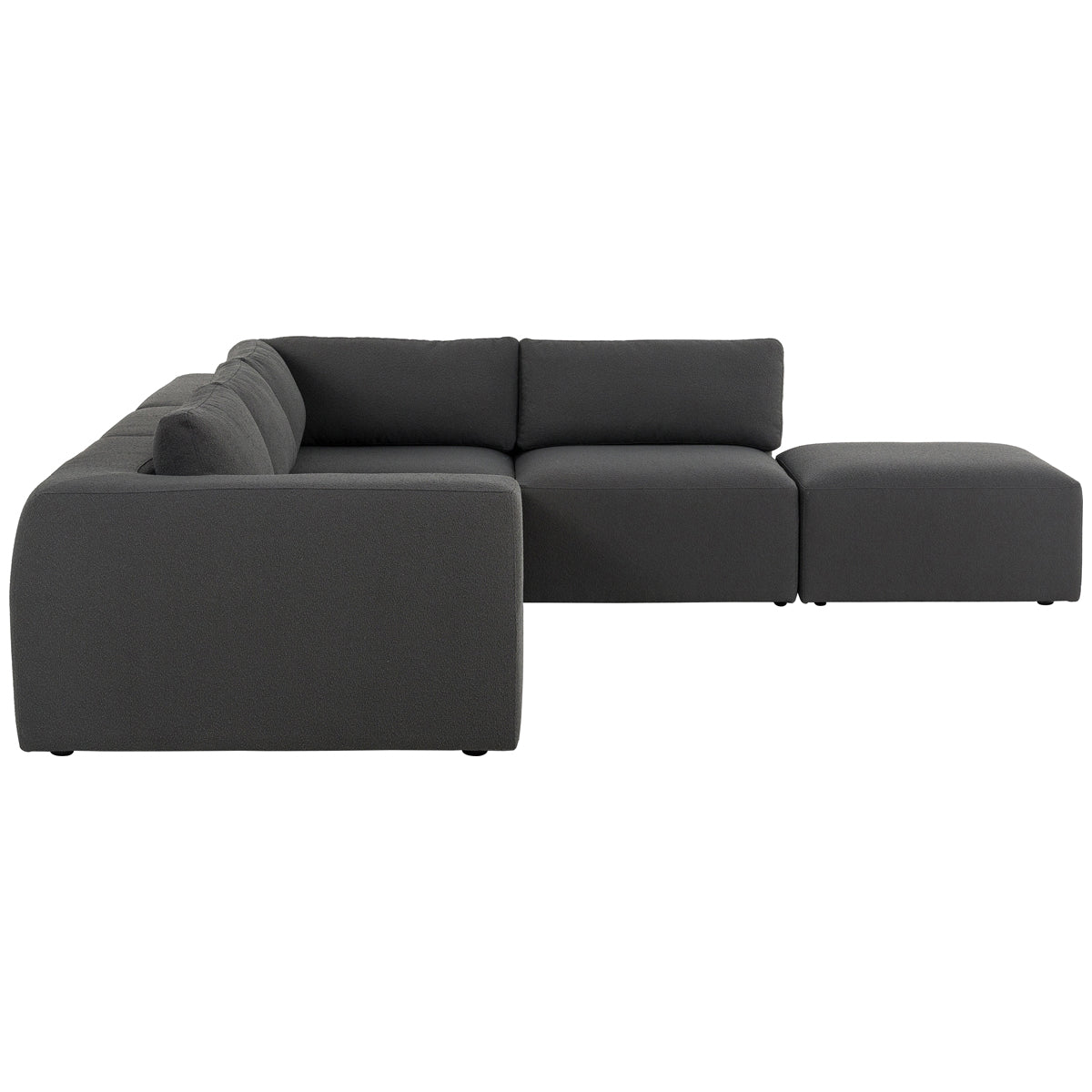 Canapé sectionnel 4 pièces avec pouf Kensington Brylee Fiqa de Four Hands
