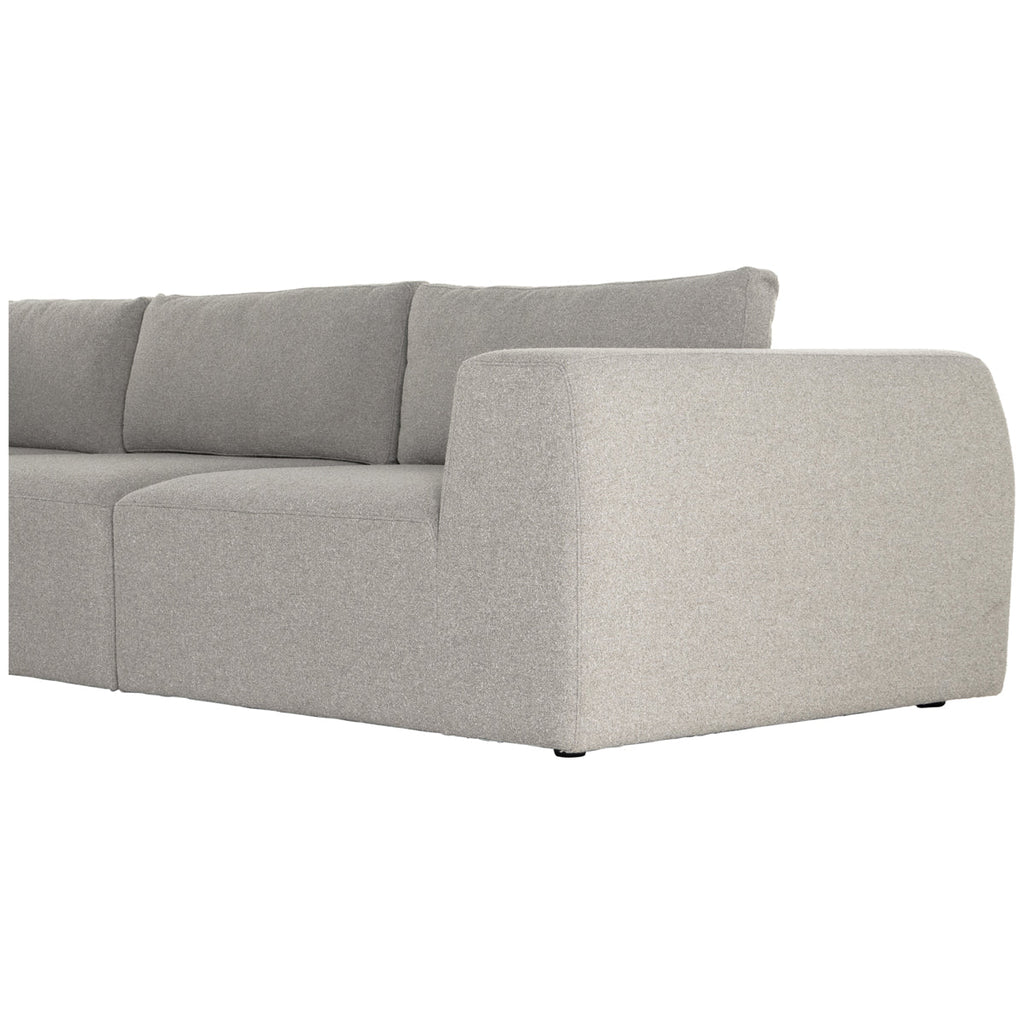 Canapé sectionnel 4 pièces Kensington Brylee avec pouf Four Hands
