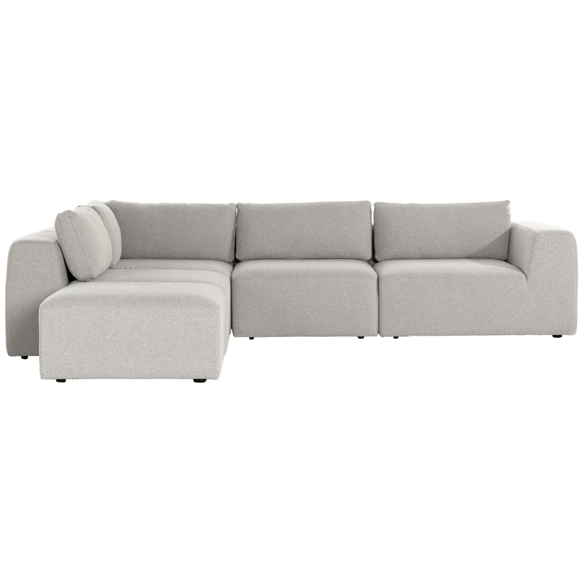Canapé sectionnel 4 pièces Kensington Brylee avec pouf Four Hands