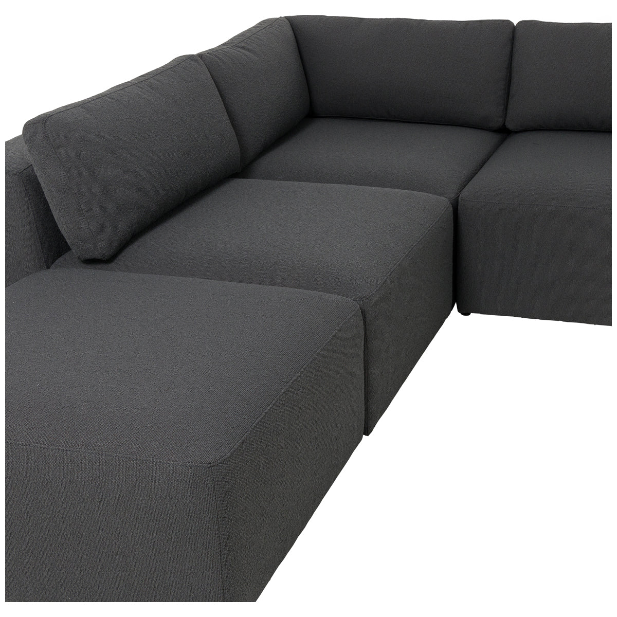 Canapé sectionnel 4 pièces avec pouf Kensington Brylee Fiqa de Four Hands