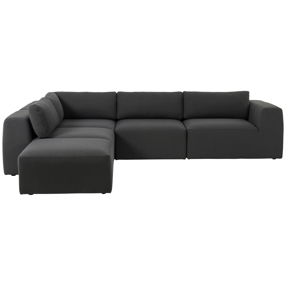 Canapé sectionnel 4 pièces avec pouf Kensington Brylee Fiqa de Four Hands