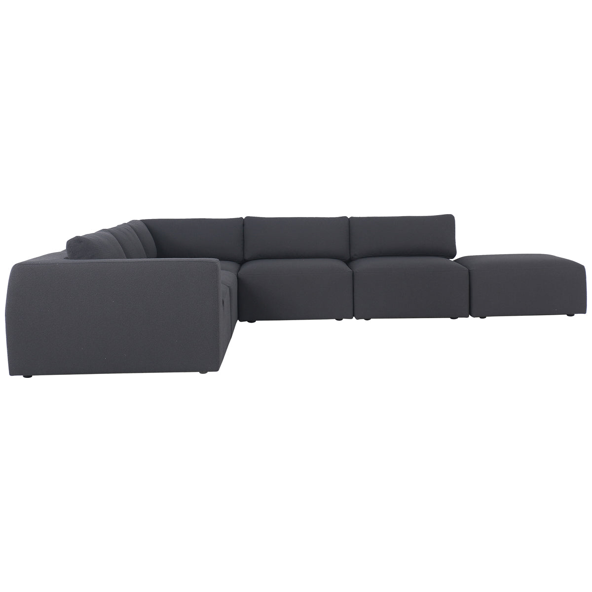 Canapé d'angle 5 pièces Fiqa Kensington Brylee de Four Hands - Fiqa Boucle Anthracite