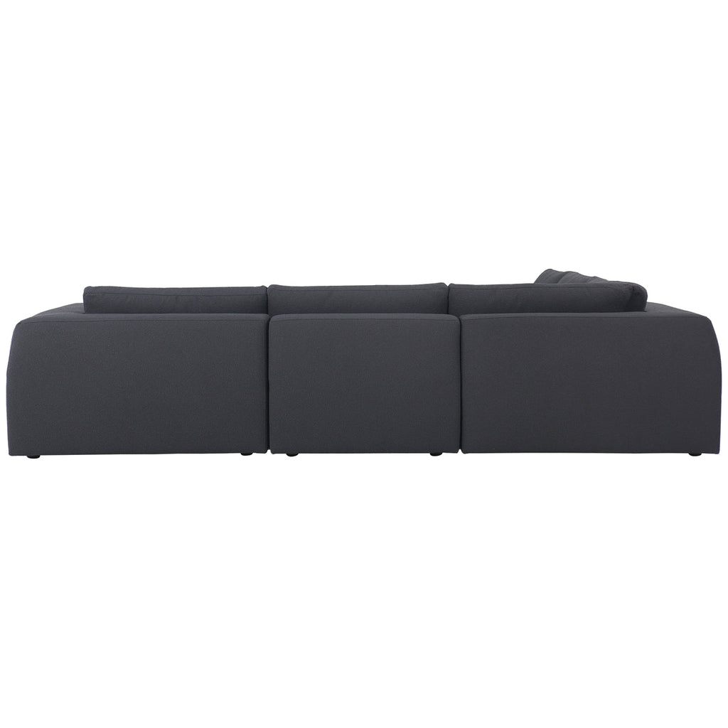 Canapé d'angle 5 pièces Fiqa Kensington Brylee de Four Hands - Fiqa Boucle Anthracite