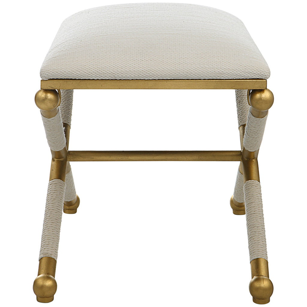 Petit banc blanc ultra-mondain