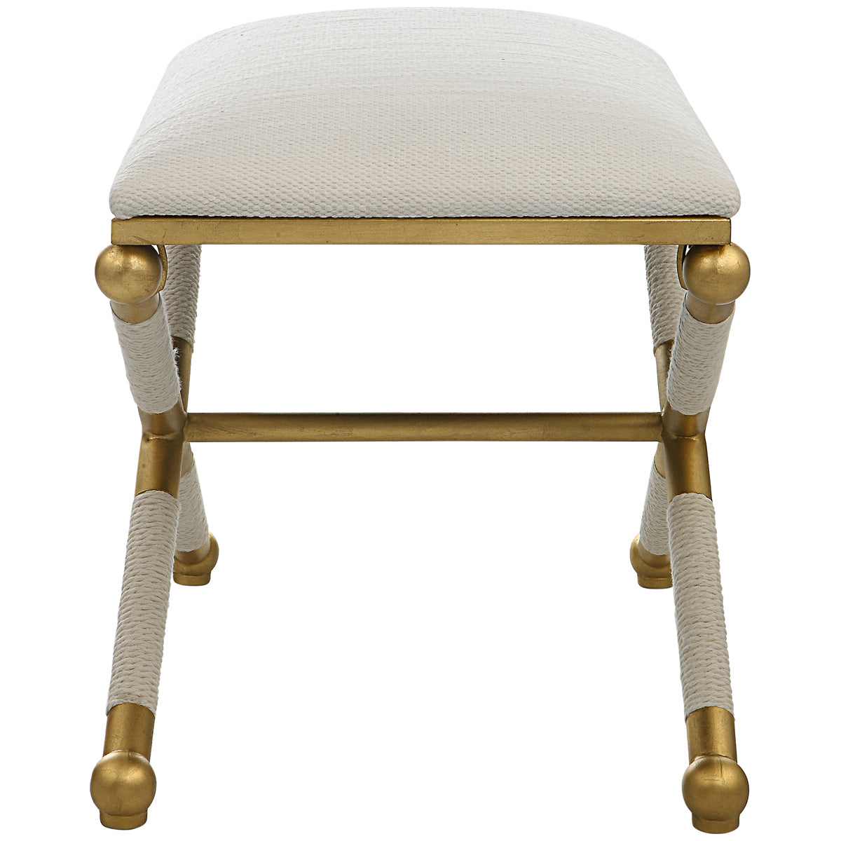 Petit banc blanc ultra-mondain