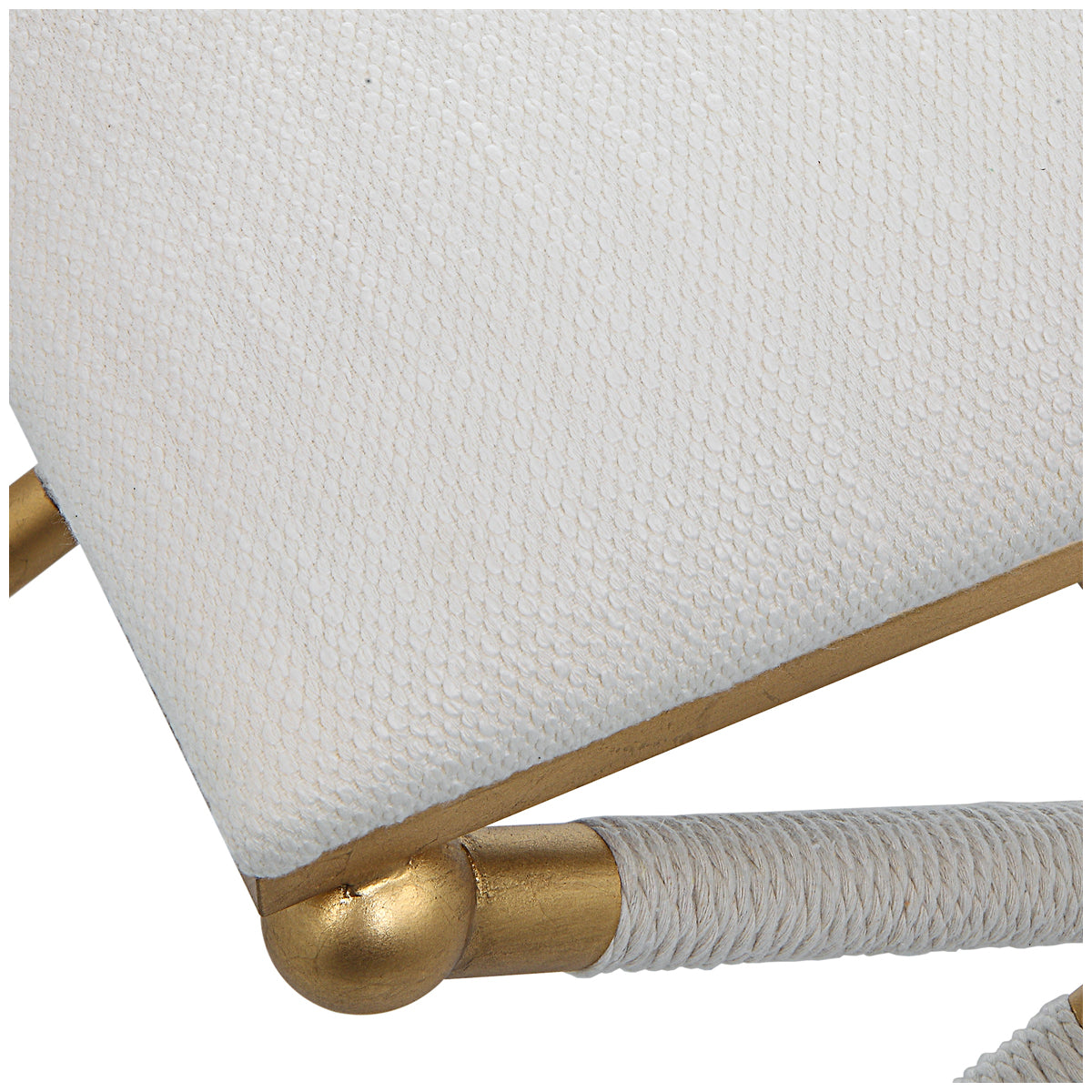 Petit banc blanc ultra-mondain