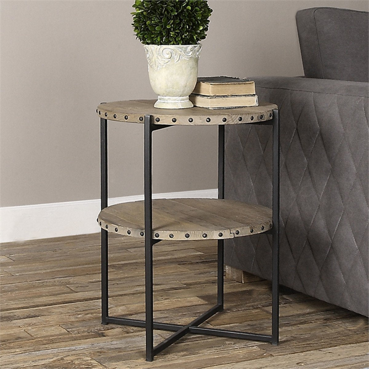 Table d'appoint ronde Uttermost Kamau