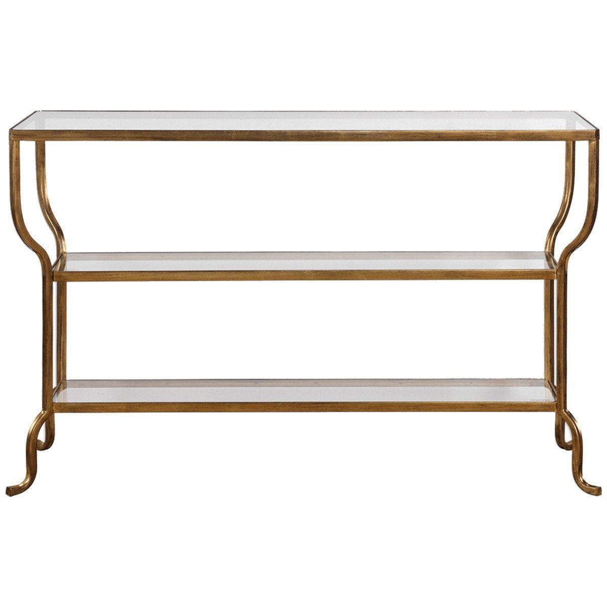 Table console dorée Uttermost Deline