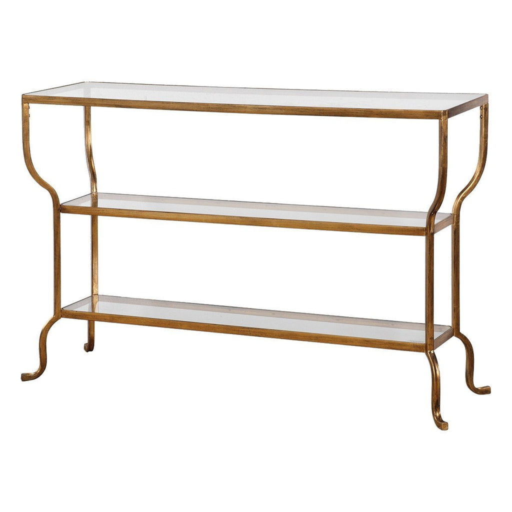 Table console dorée Uttermost Deline