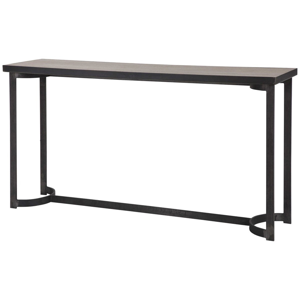 Table console en acier Basuto de Uttermost