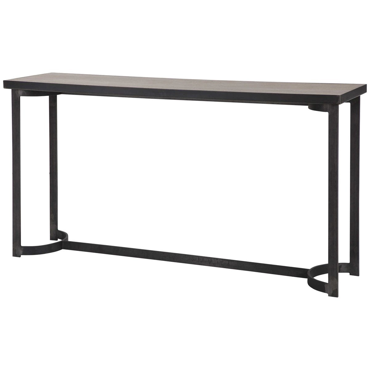 Table console en acier Basuto de Uttermost