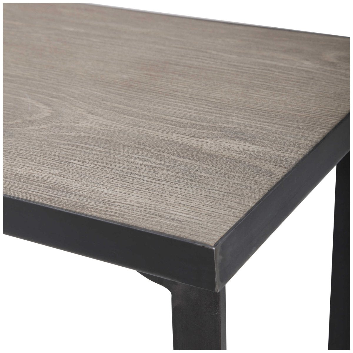 Table console en acier Basuto de Uttermost