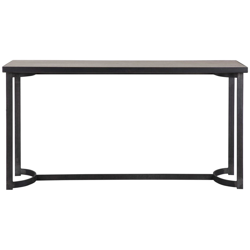 Table console en acier Basuto de Uttermost