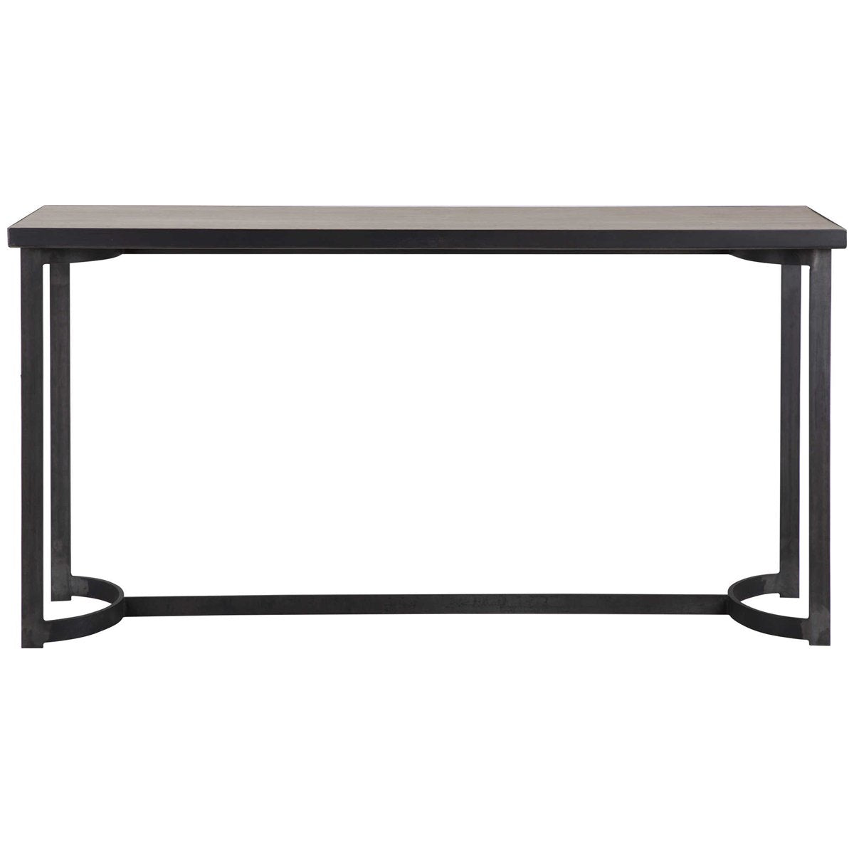 Table console en acier Basuto de Uttermost