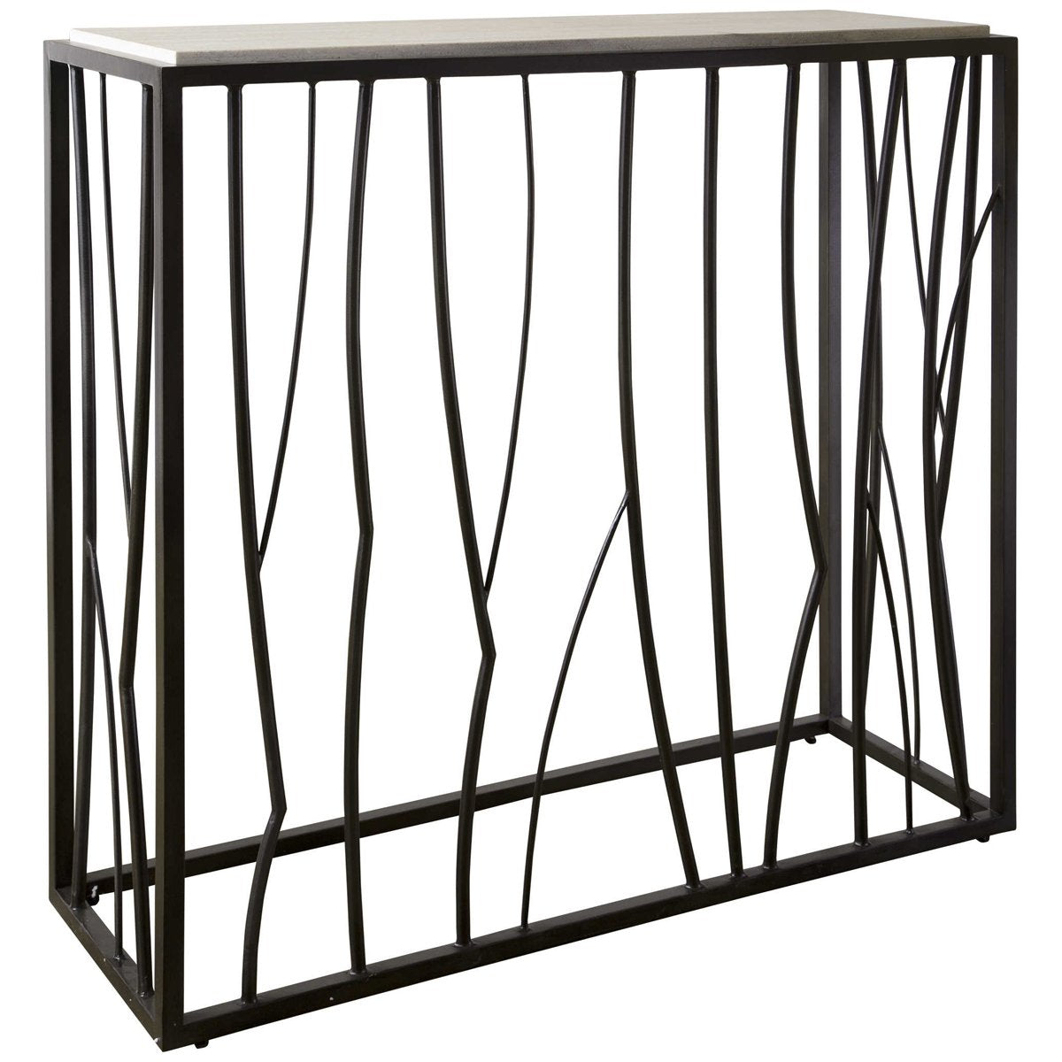 Table console en travertin Uttermost Reed