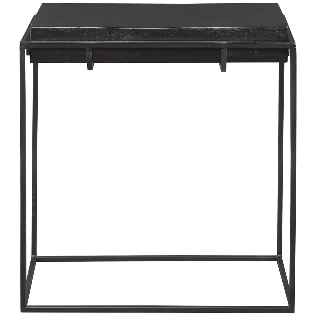 Table d'appoint noire moderne Uttermost Telone