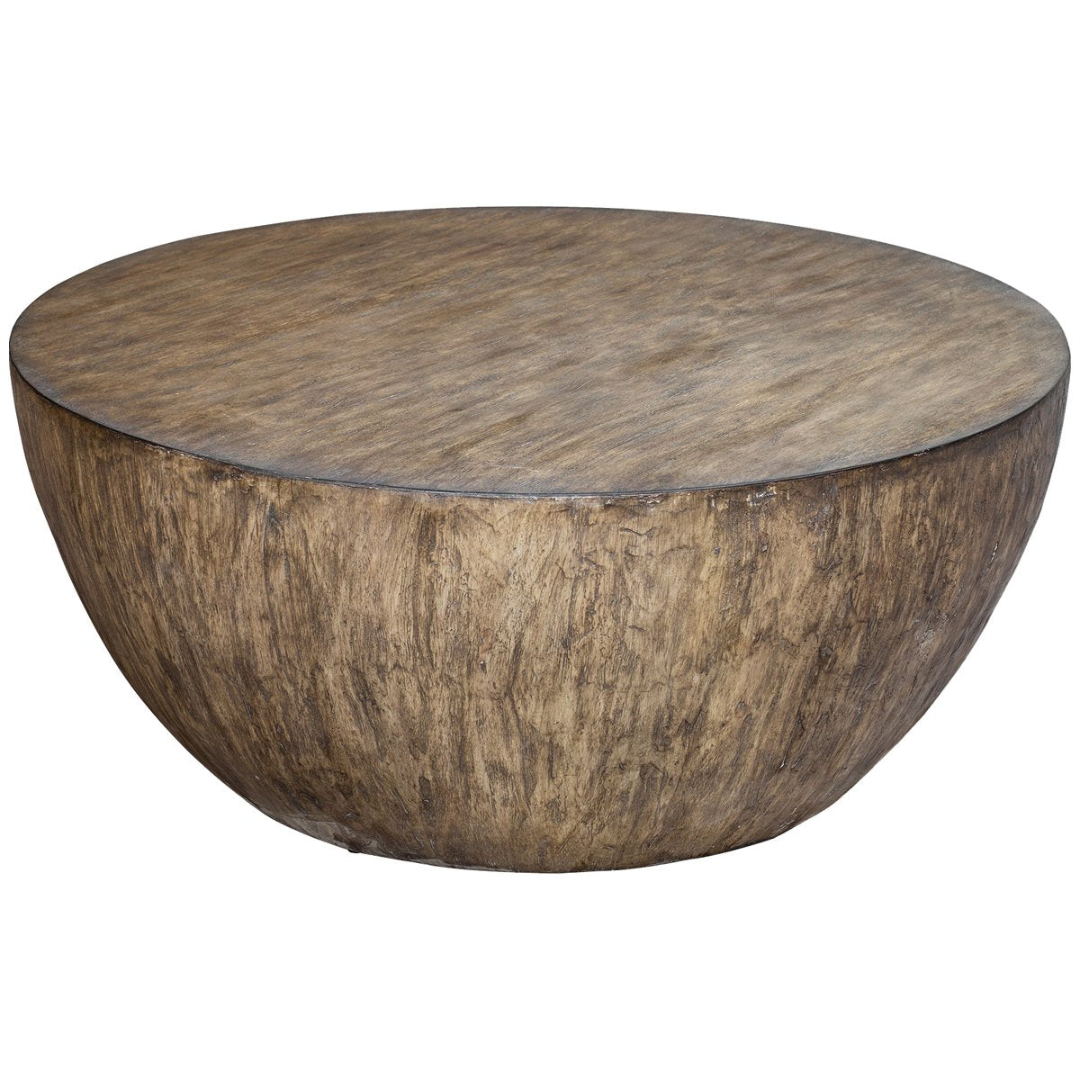 Table basse ronde en bois Uttermost Lark
