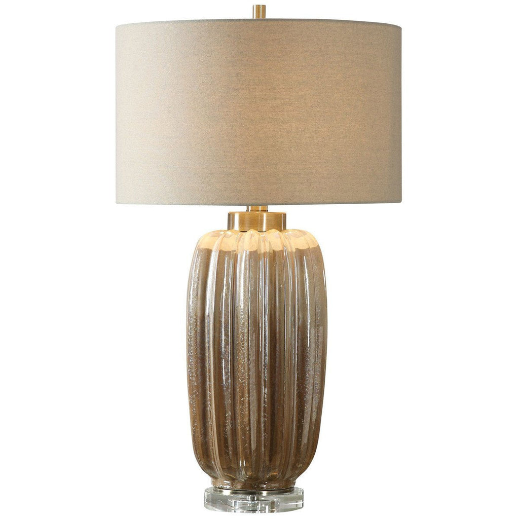 Lampe de table dorée Uttermost Gistova