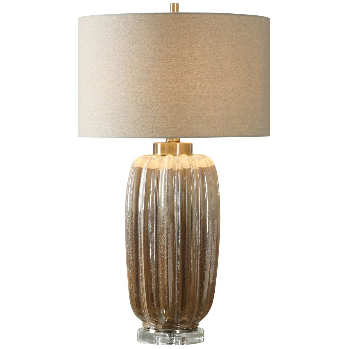 Lampe de table dorée Uttermost Gistova