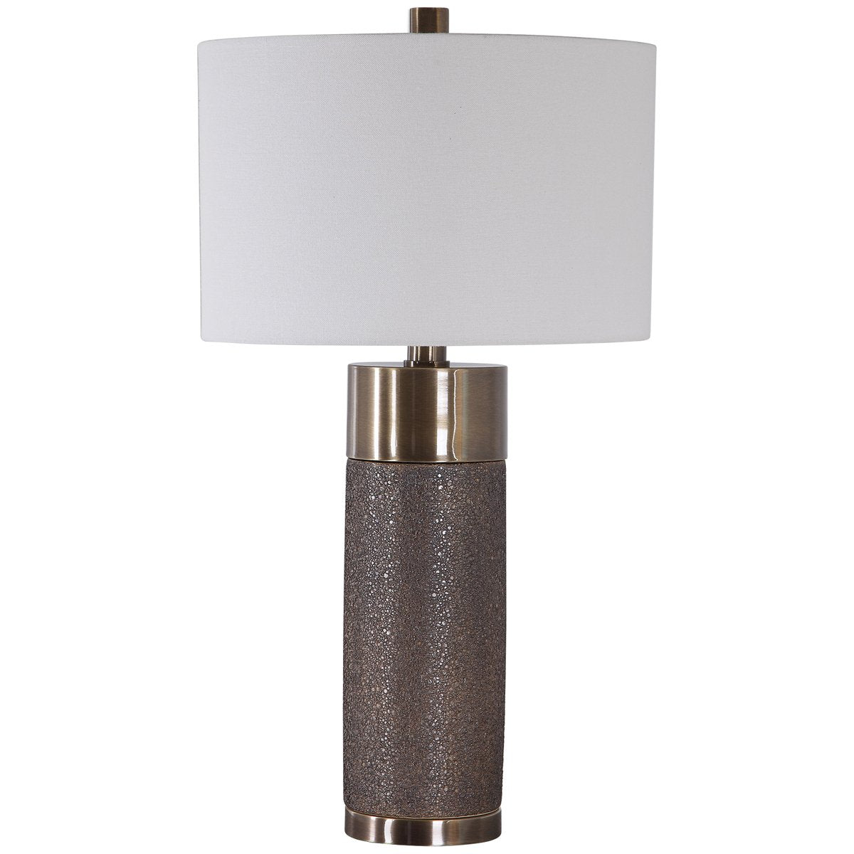 Lampe de table en bronze Brannock d'Uttermost