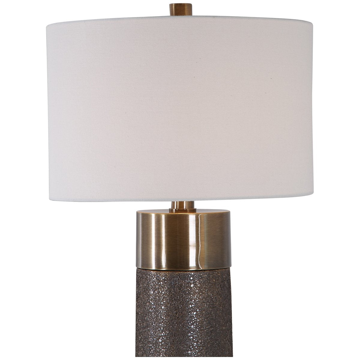 Lampe de table en bronze Brannock d'Uttermost