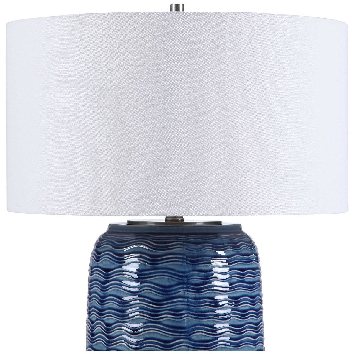 Lampe de table bleue Uttermost Sedna