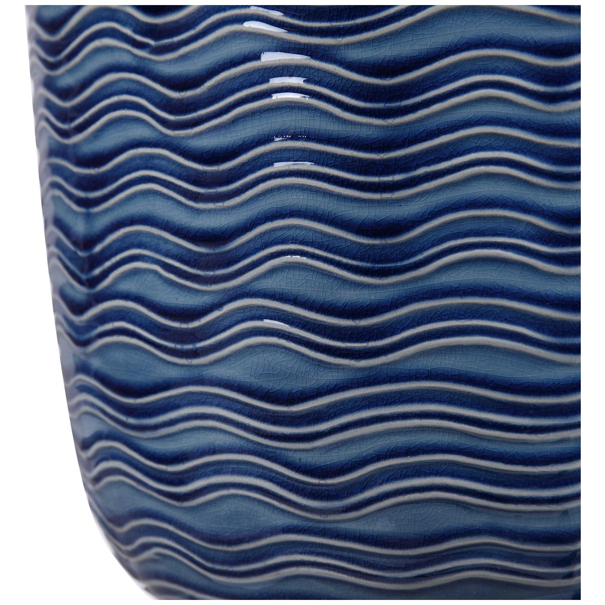 Lampe de table bleue Uttermost Sedna