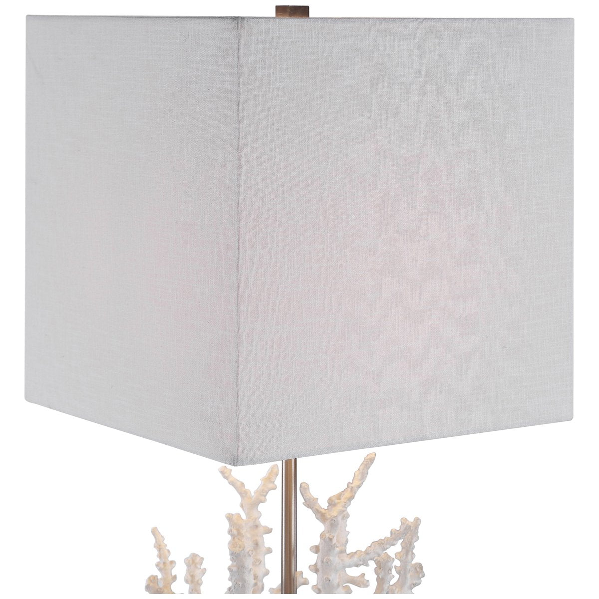 Lampe de table corail blanc Uttermost Corallo
