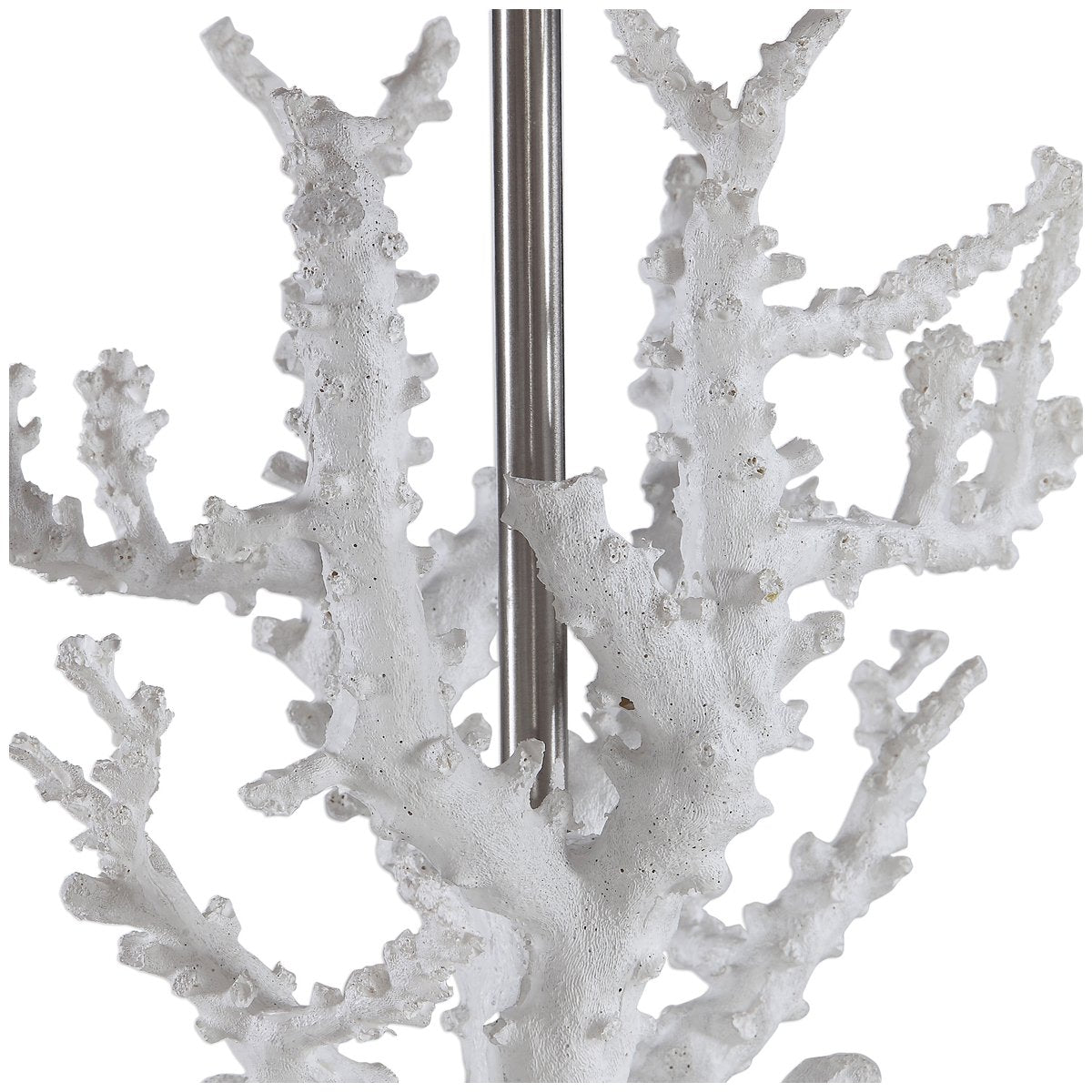 Lampe de table corail blanc Uttermost Corallo