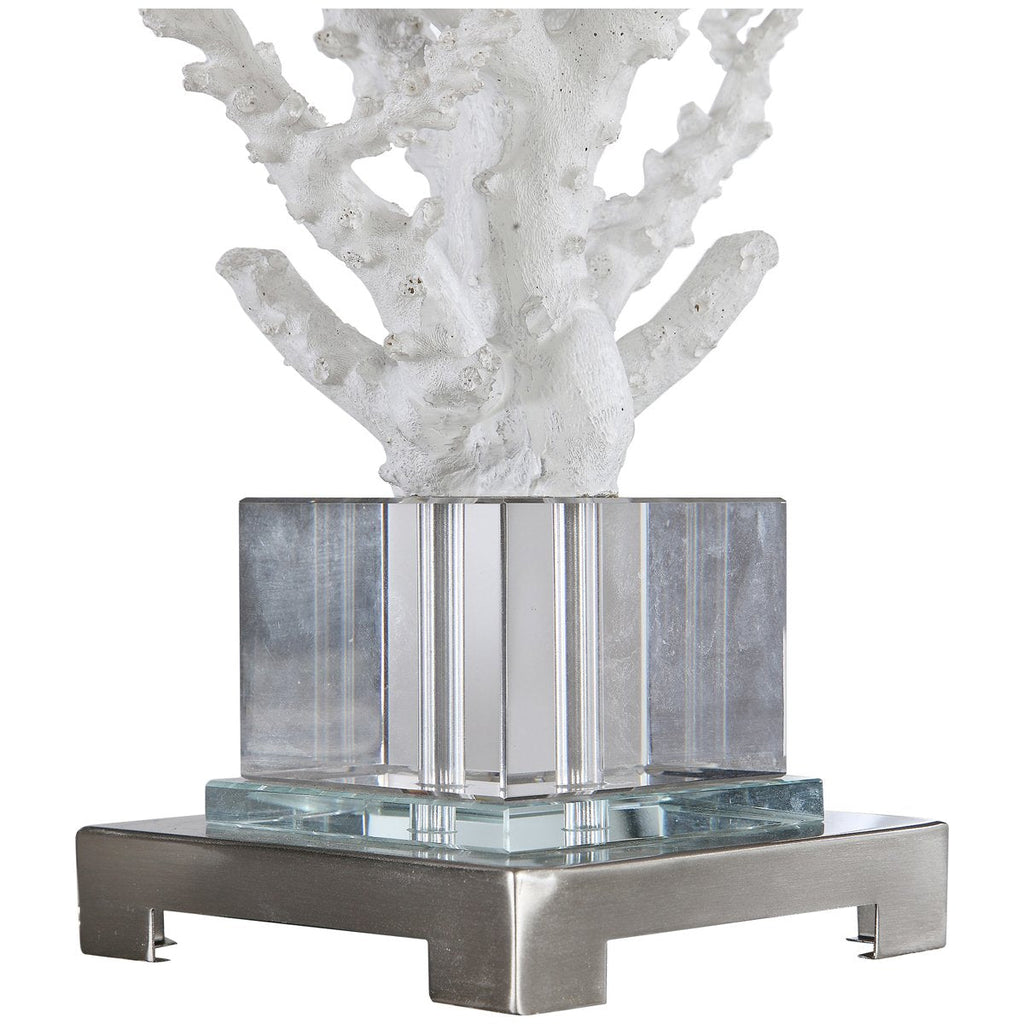Lampe de table corail blanc Uttermost Corallo