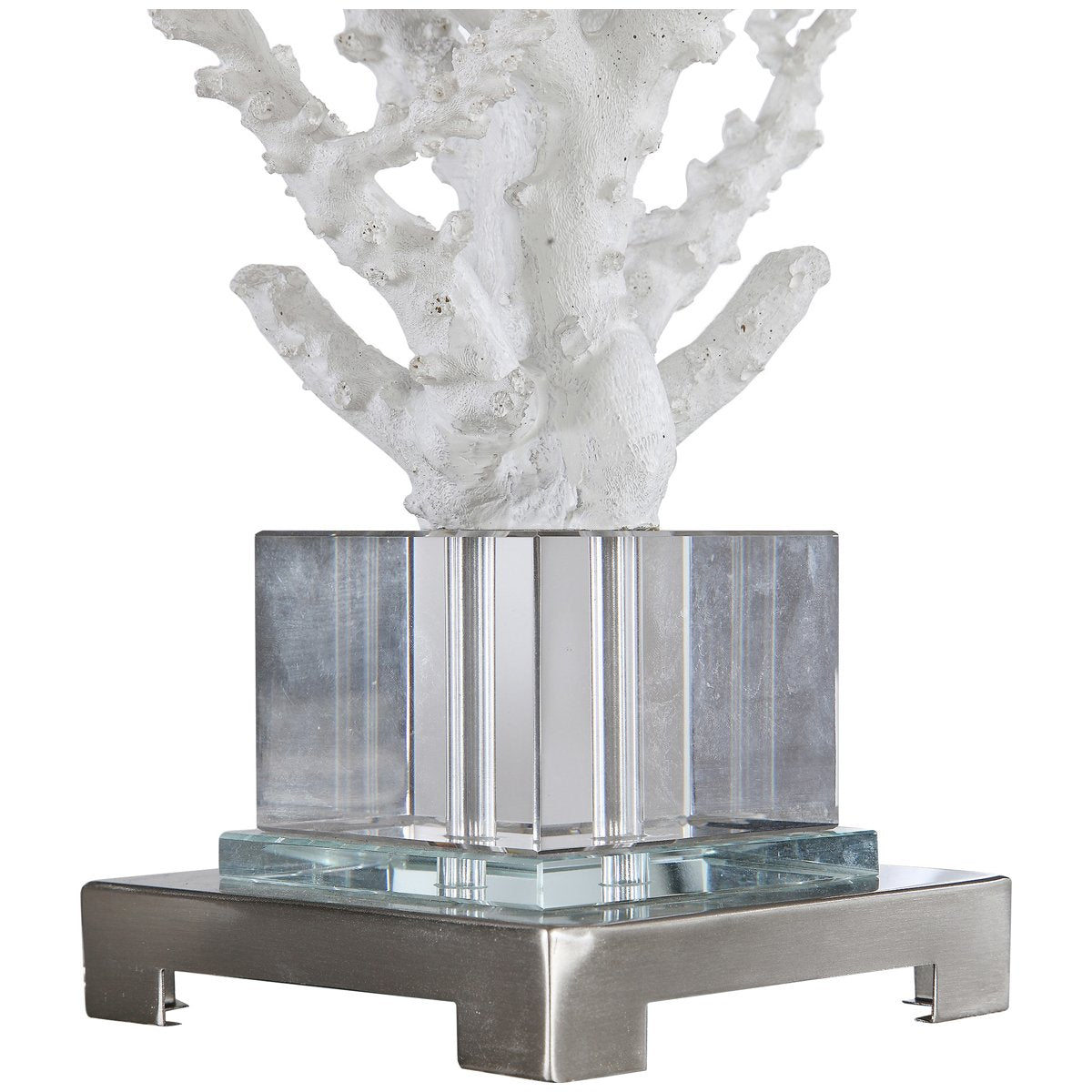 Lampe de table corail blanc Uttermost Corallo