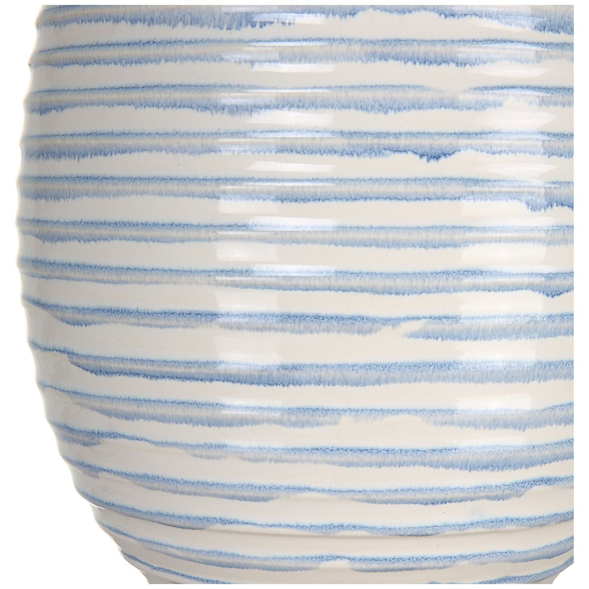 Lampe de table bleue côtelée Uttermost Clariot