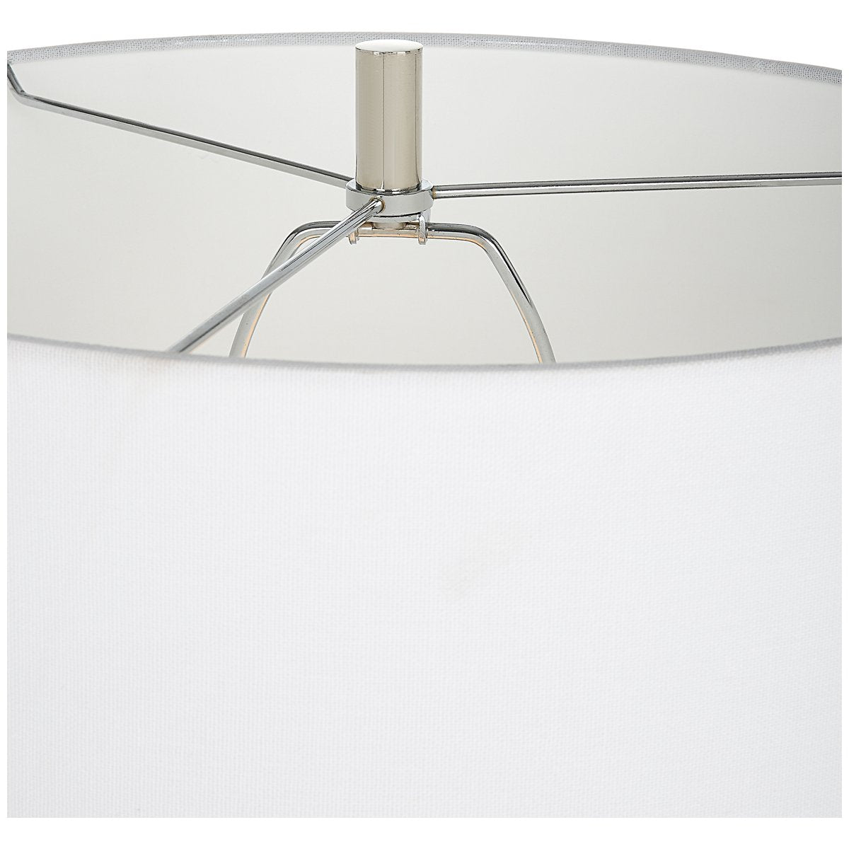 Lampe de table bleue côtelée Uttermost Clariot