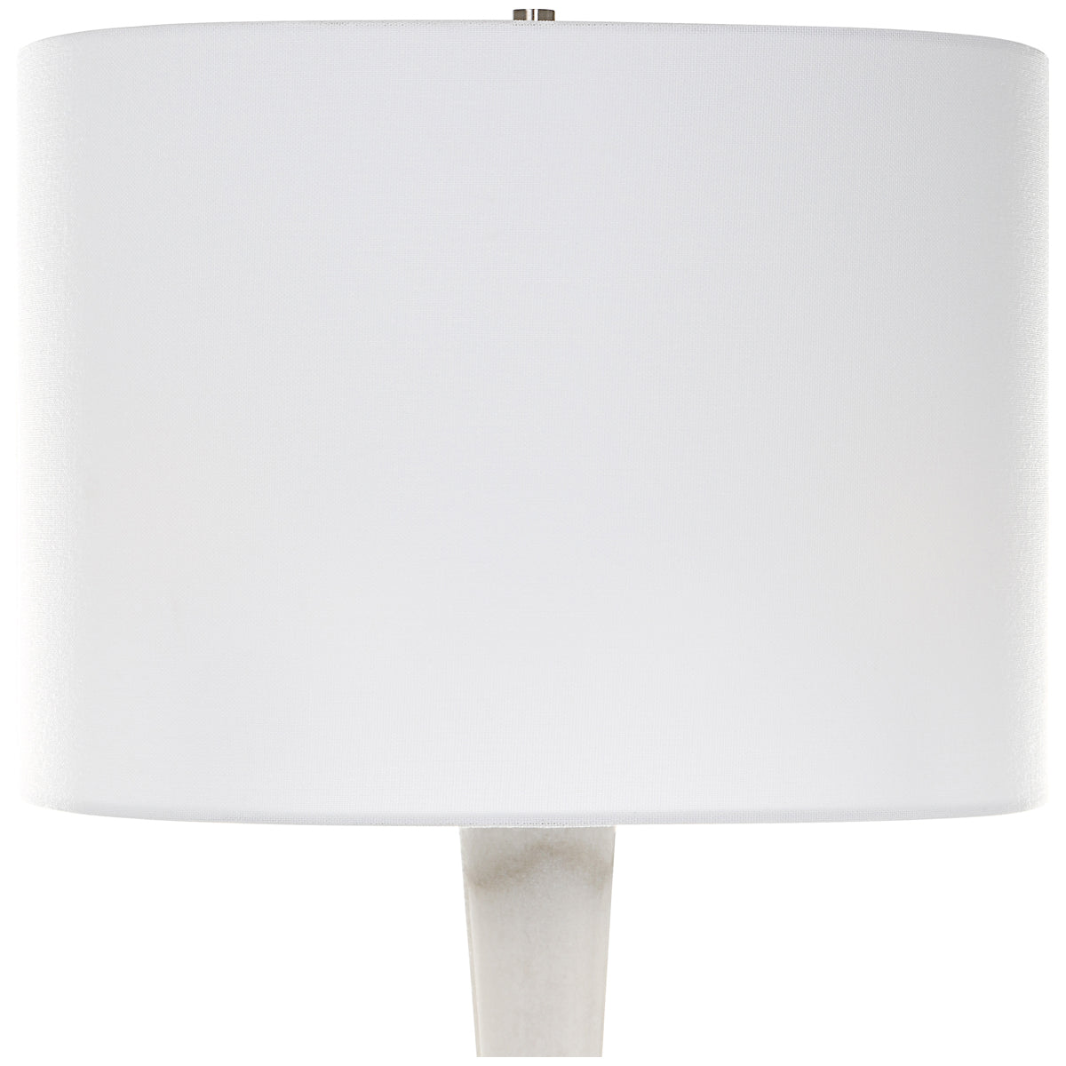 Lampe de table blanche Uttermost Hourglass