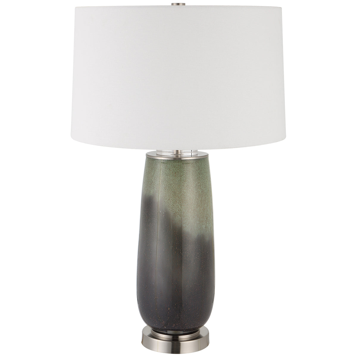 Lampe de table Uttermost Campa gris-bleu