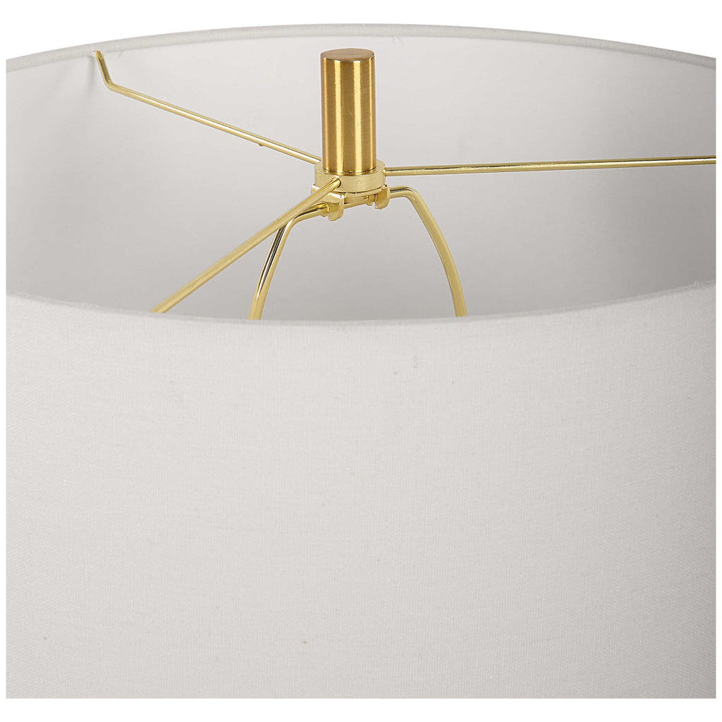 Lampe de table contemporaine à trois anneaux Uttermost
