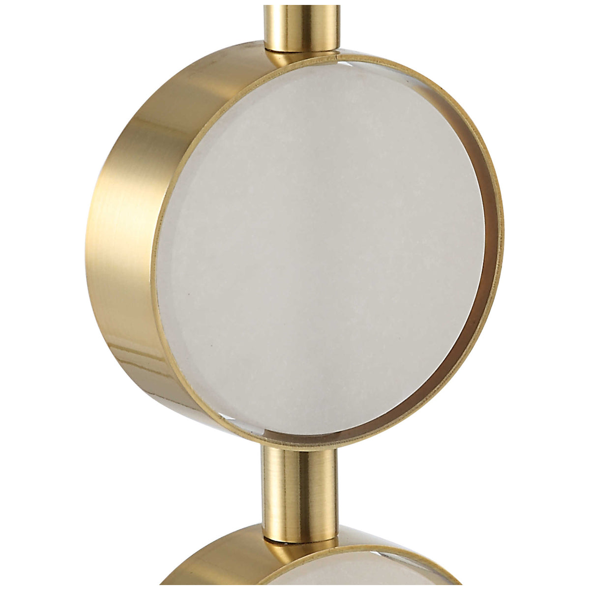 Lampe de table contemporaine à trois anneaux Uttermost